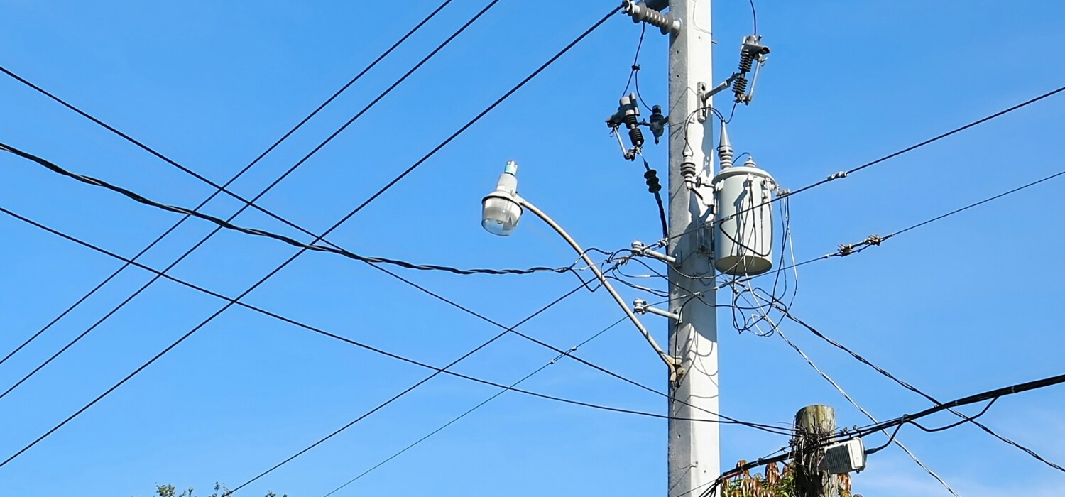 Transformer and Power Lines in Neighborhood Causing Flickering Lights